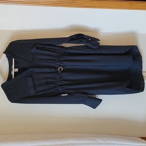 H&M Navy Silk Dress